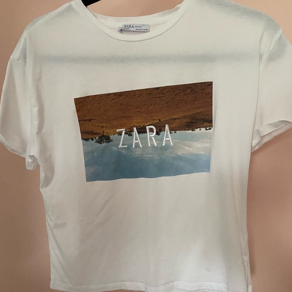 Zara White T-Shirt